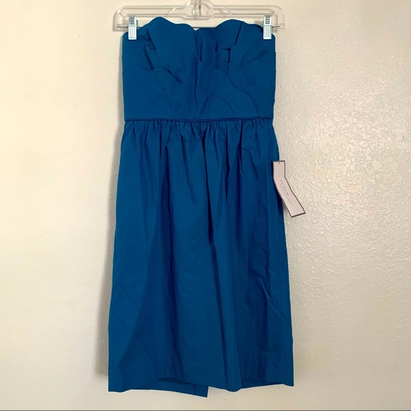 NWT J. Crew Strapless Dress Size 0 - Picture 4 of 16